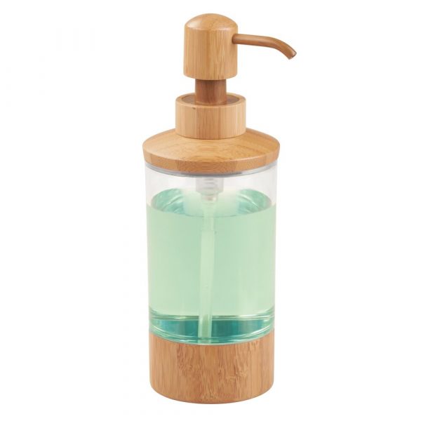 A Formbu bambusz szappanadagoló természetes hatást kölcsönöz a fürdőszoba illetve a konyha pultjának.